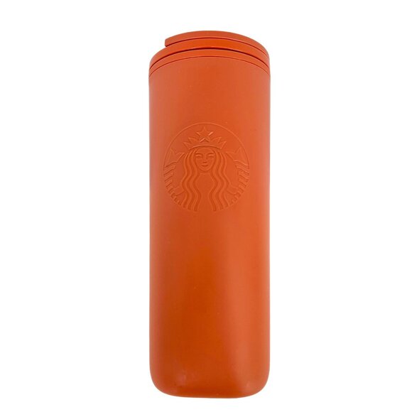 Starbucks Terracotta Triangle Recycled Plastic Tumbler 16 Oz With Lid - Picture 1 of 8